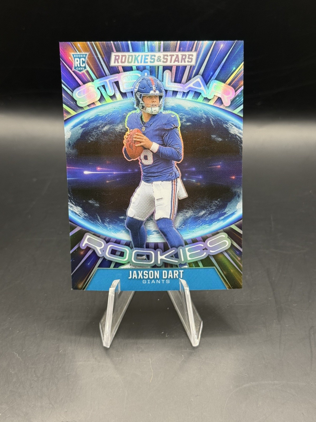 2025 Panini Rookies & Stars Football Jaxson Dart (RC) Stellar Rookies #10 Silver