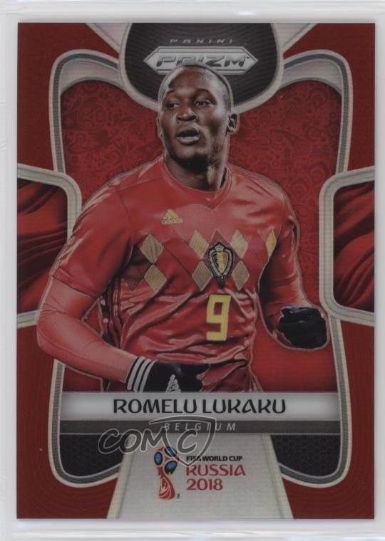 2018 Panini Prizm World Cup Red Prizm 24/149 Romelu Lukaku #20 0pa4