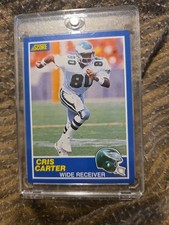 1989 Score Cris Carter #72 Rookie Card Philadelphia Eagles HOF NM-MINT RC