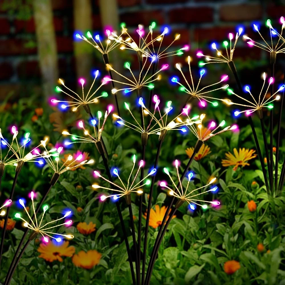 Solar Garden Lights Outdoor Waterproof Decorative Solar Lights for Outside 2 ...