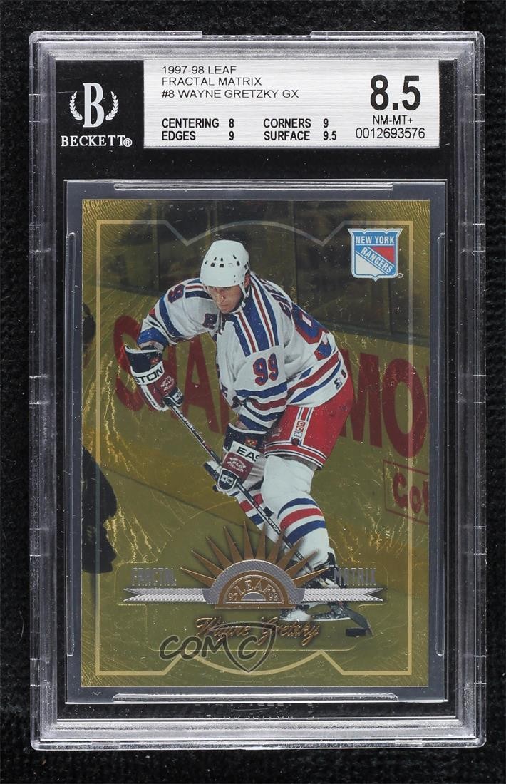 1997-98 Leaf Fractal Matrix Wayne Gretzky #8 HOF 0q3