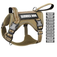 Tactical Dog Harness, No Pull Dog Harness for Medium Large Dogs with Handle &...