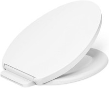KOHLER K-26801-0 Impro ReadyLatch Quiet Close Elongated Toilet Seat, White Toile