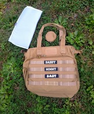 Tactical Molle Diaper Bag Convertible Backpack Or Carry Bag
