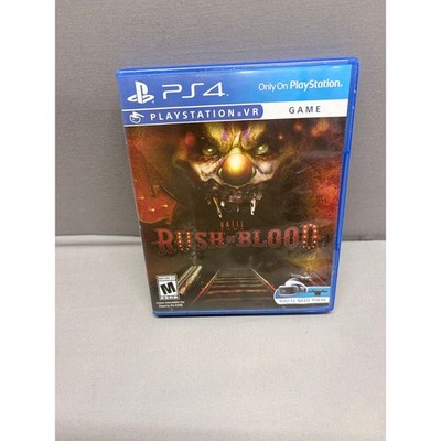 Until Dawn Rush of Blood PS4 Game Sony PlayStation PSVR Horror Case DiscUntested