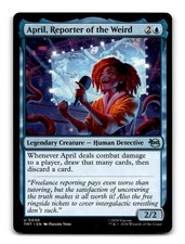 April, Reporter of the Weird 0030 Uncommon TMNT Magic: The Gathering NM/M ~09870