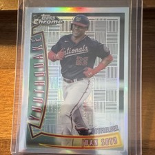 Topps Juan Soto Washington Nationals 2022 Chrome Sonic 1996 Youthquake #YQ-28