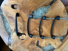 Matte Black Cabinet Pull Handles - Set of 4