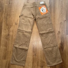 Vtg 70s Corduroy Pants Oshkosh Bgosh Kids Youth Boys 12 USA Brown 26 27 New NOS