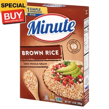 Brown Rice, Instant Brown Rice for Quick Meals, 14-Ounce Box
