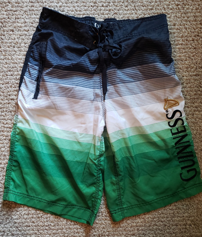 Guiness Official Merchandise Mens Swim Trunks Size S 30