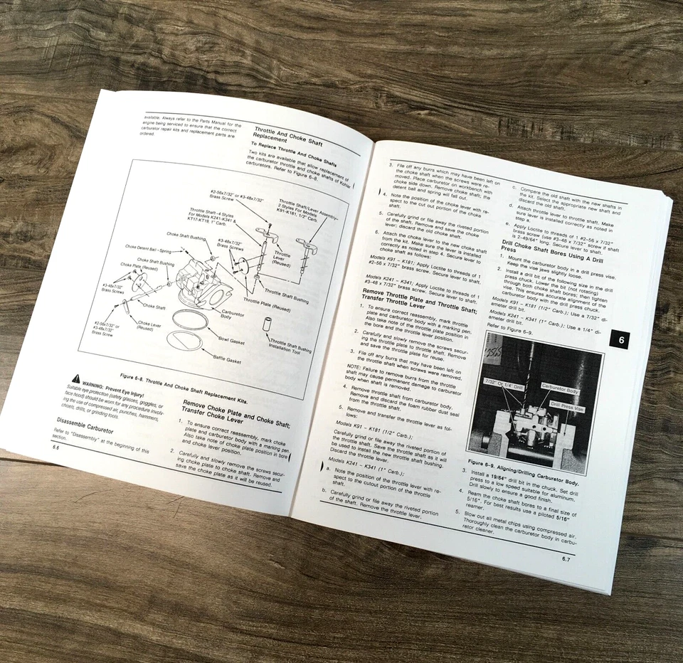 Kohler Engine Service Manual K181 K241 K301 K321 K341 Repair Shop Overhaul Book - Image 3 of 4