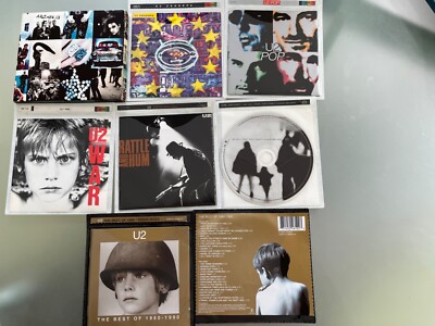 U2 X 8 CDs. Details below.