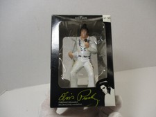 ELVIS PRESLEY Christmas Ornament by Kurt Adler  ZWEMP1901, White Jumpsuit, EC