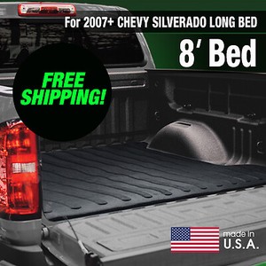 Boomerang Rubber Bed Mat for 2007+ Chevy Silverado Long ...