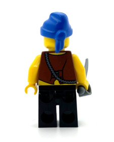 Pirate vest and anchor tattoo Pirates Lego Minifigure Brickbeard's Bounty 6243