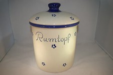 5 Liter Rumtopf Avena grade, handbemalt, Steinzeug