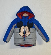 Kids Disney Junior Mickey Mouse Puffer Jacket  Size 6