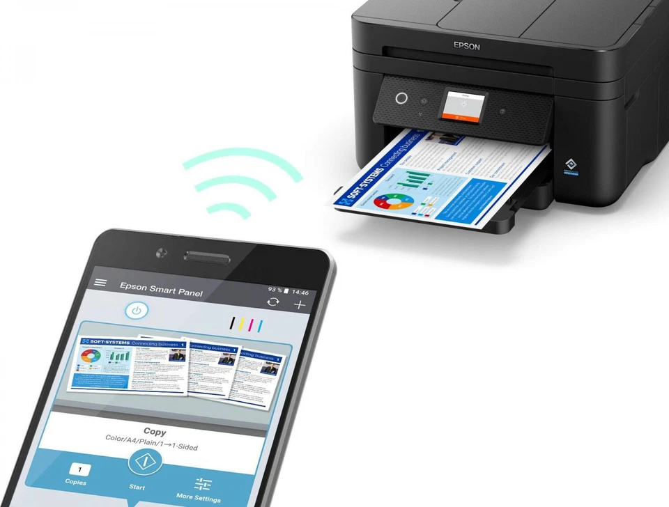 Epson Stampante ad Inchiostro Workforce Wf-2960Dwf A4 33 Ppm WiFi C11CK60403 - Immagine 2 di 4