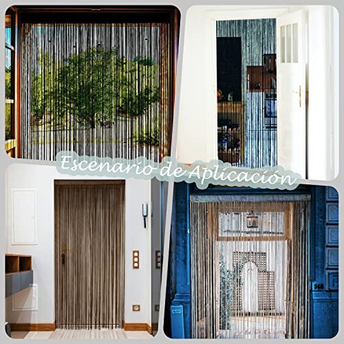 Beaded Curtain Door String Curtains for Doorways Tassels Beads Hanging Fringe Hi - Picture 6 of 7