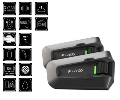 Cardo Packtalk Edge Duo PT200101 Bluetooth Intercom Headset
