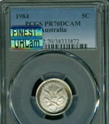 1984 Australia 5 Cents — photo from another recent sale