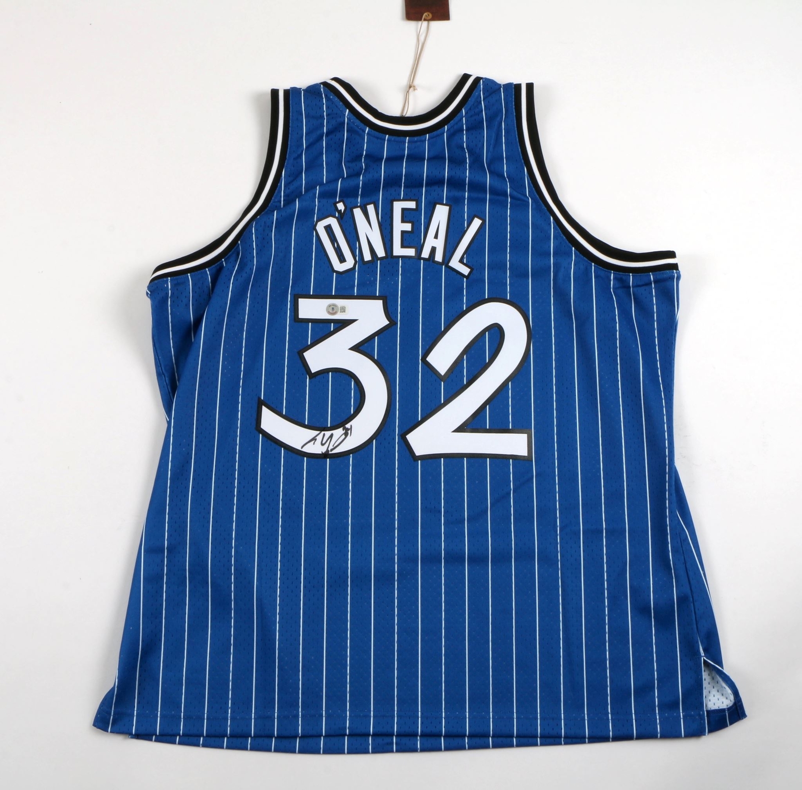 Shaq Autographed Signed Jersey Orlando Magic Authentic Shaquille O'neal Autograph Beckett 