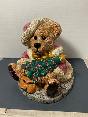 Vintage Boyds Bear The Santa Bear Christmas LARGE Cookie Jar