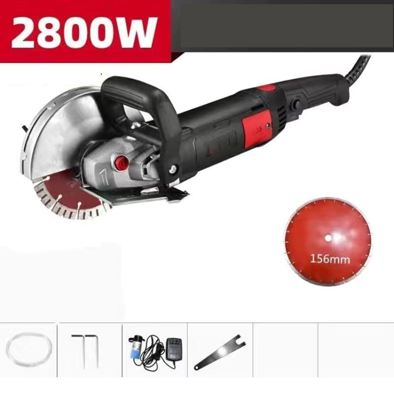 2800W Electric Wall Chaser Steel Concrete Groove Cutting Machine 6000r/min