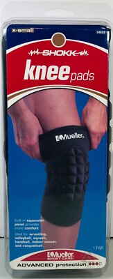 Mueller Sport Care SHOKK Knee Pads - X-Small - Advance Protection - One Pair