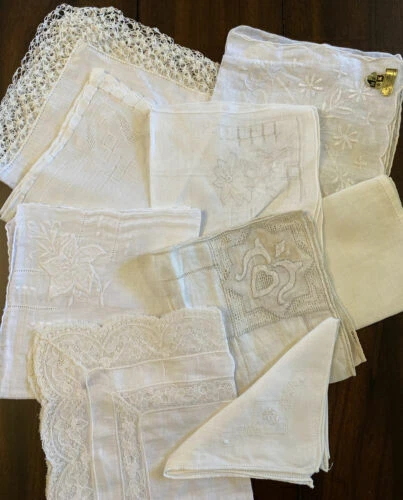 Eveningwear Mezcla de lino Pañuelos vintage Plain & Solid