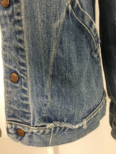 GWG Kings Mens Denim Vintage Jacket Size 36 - Picture 7 of 12
