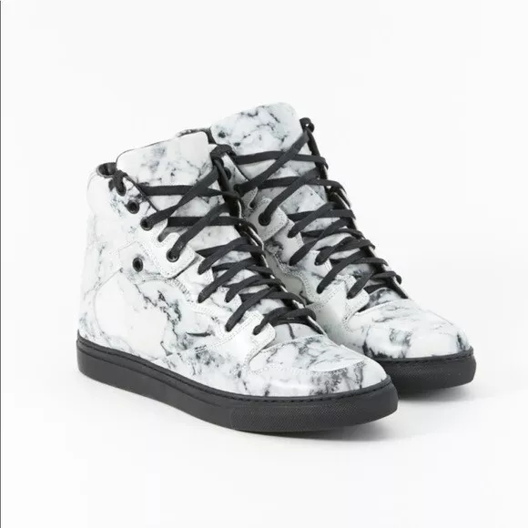 Marble balenciaga deals speed trainer