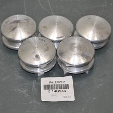 (10) Hollaender Structural Railing Metal Plugs 62-9, Aluminum, 2" Pipe End Cap