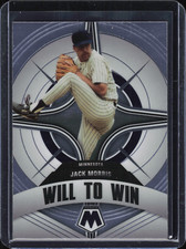 2022 Panini Mosaic Will to Win #WW-9 Jack Morris
