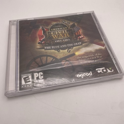 NEW SEALED PC Game AGEODS AMERICAN CIVIL WAR The Blue & The Gray 2008 Release