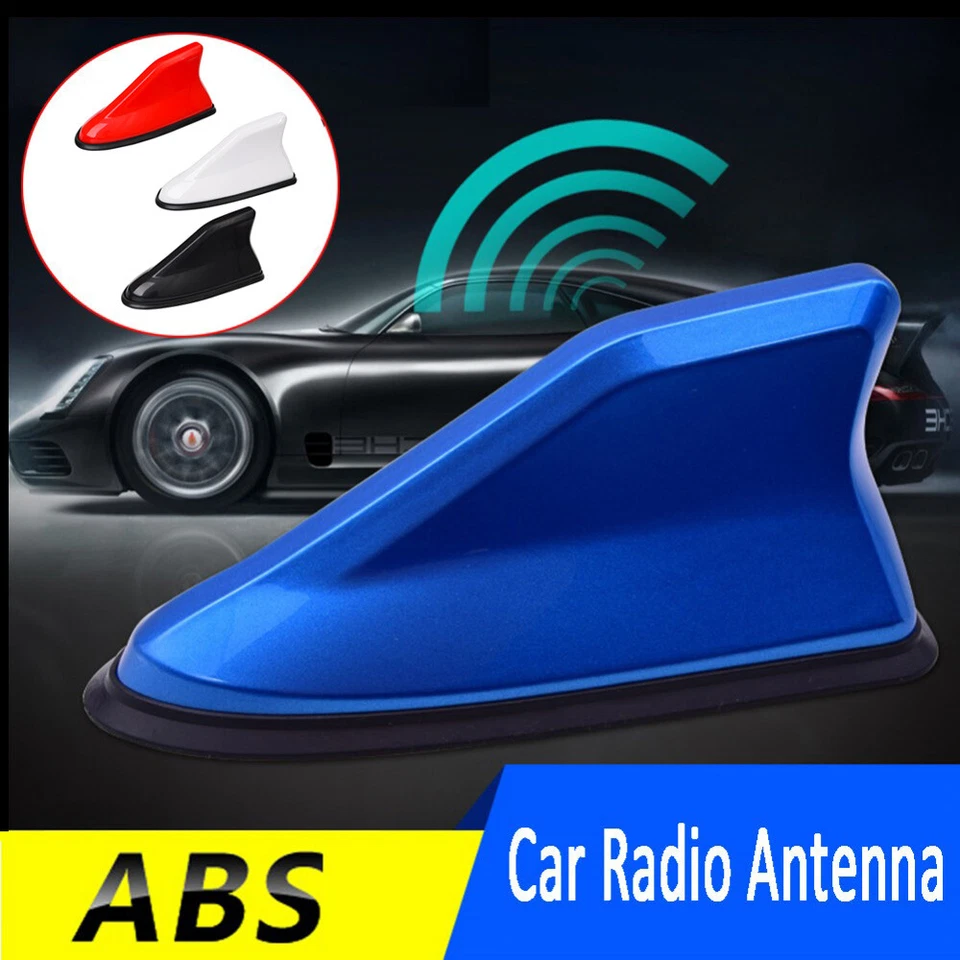 Universal Car Shark Antenna Exterior Roof Shark Fin Antenna Signal Decoration - Image 2 of 4