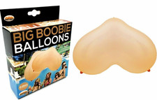 12 TOTAL Big Boobie Balloon 2PK - Fun Gag Gift Adult Novelty Party Decoration