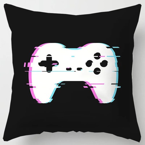 Video Game Fans Cushion Covers Gamers Vintage Playstation Pillow Case Sofa Couch - Picture 37 of 62