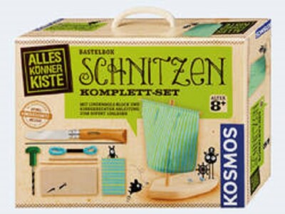 Kosmos - Bastelbox Schnitzen Segelboot - Komplett-Set