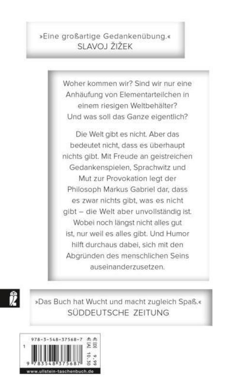 Thumbnail - Warum Es Die Welt Nicht Gibt Markus Gabriel