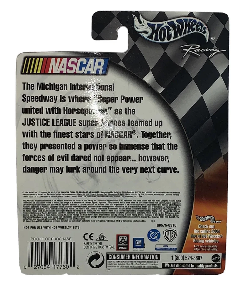 Ricky Rudd 2004 Hot Wheels # 21 Justice League Express 1:64 nuevo/sellado Foto 2 de 4