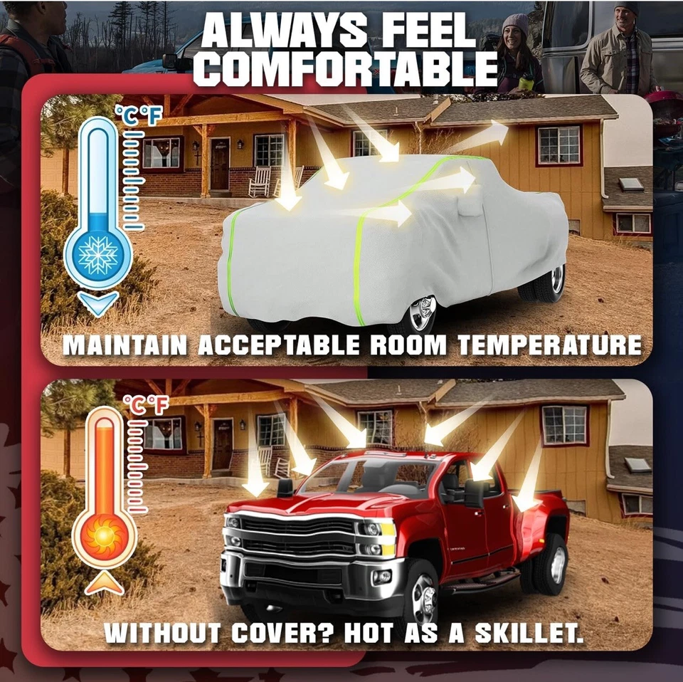 Cubierta impermeable polvo lluvia UV para camioneta Ford F-150 F-250 F-350 Foto 4 de 4