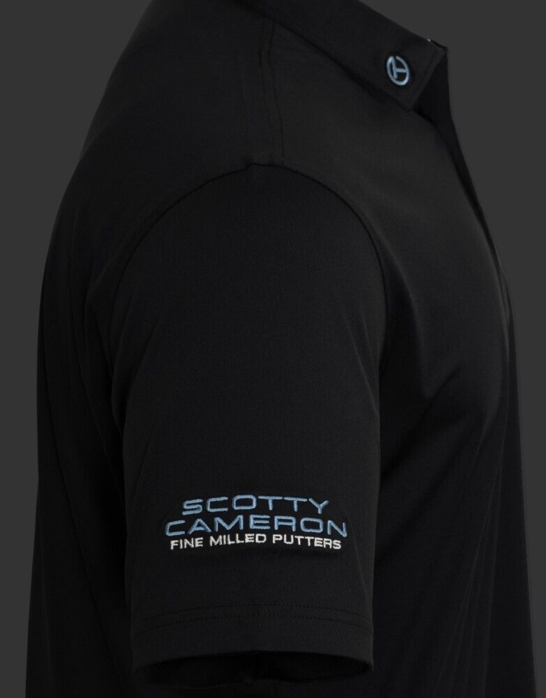 Scotty Cameron Scotty Bulldog Solid Performance Jersey Black Scotty Cameron Scotty Bulldog Solid Performance Jersey Black