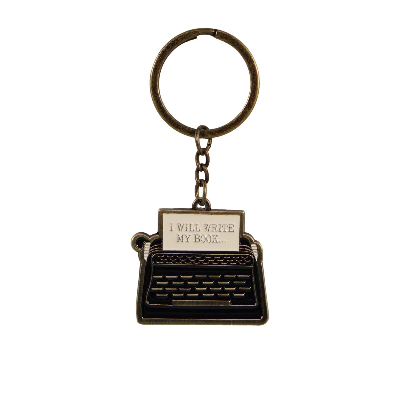 NEW Keyring Metal - Pulteney Press (I Will Write))
