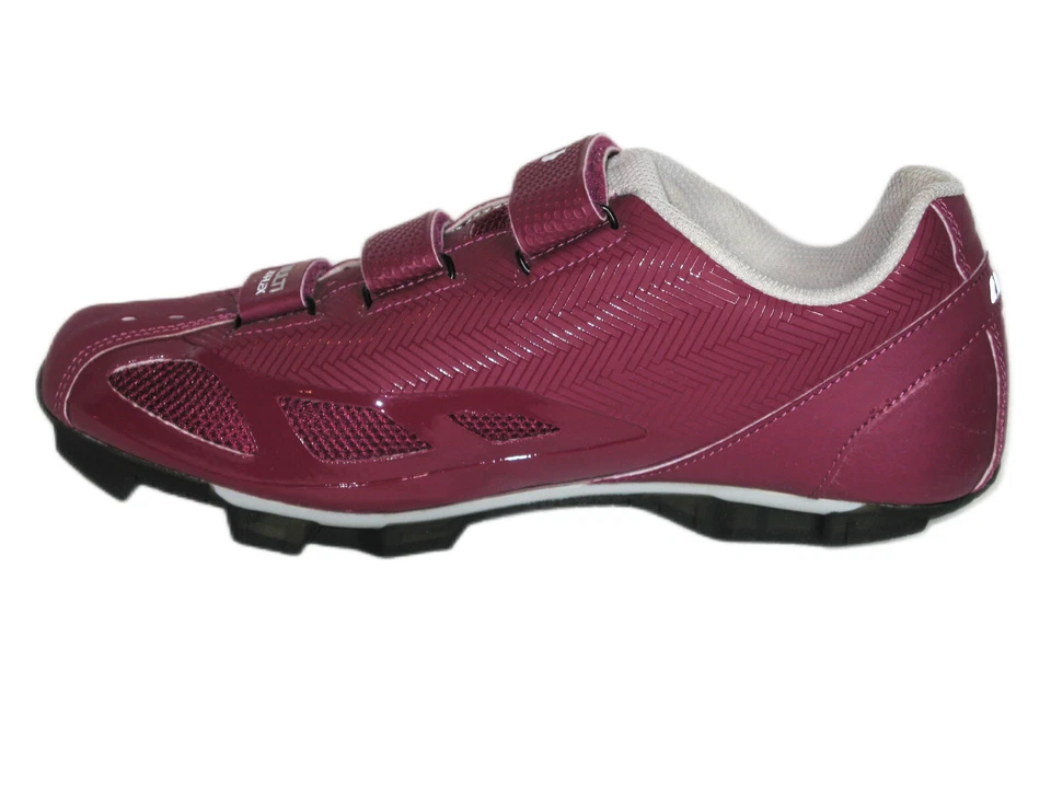 Garneau HRS-80 MTB Bicicleta de Montaña Ciclismo Zapato Mujer Talla 11.5 EU 43+Cleats-Magenta Foto 3 de 4