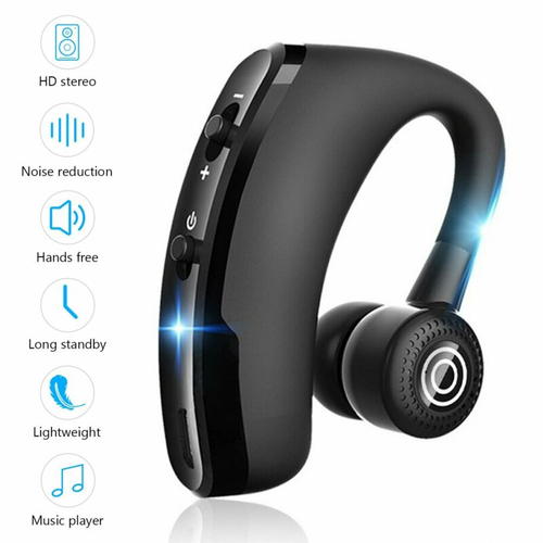 Wireless Bluetooth Headset Earbud Hands Free Earpiece for iPhone Samsung US - Picture 1 of 12