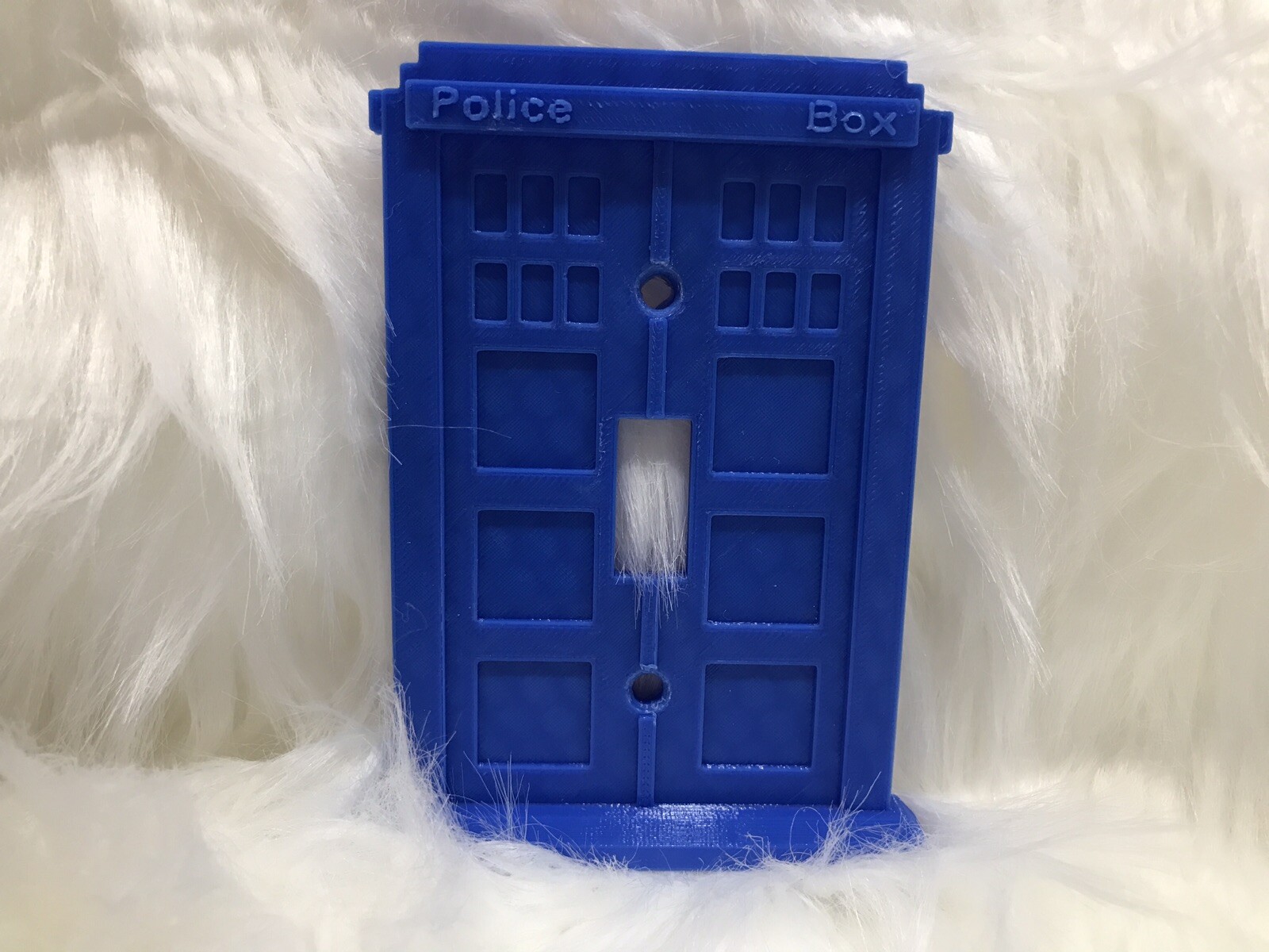 Doctor Who Tardis FAN ART Police Box Light Switch Cover Plate Phone ...