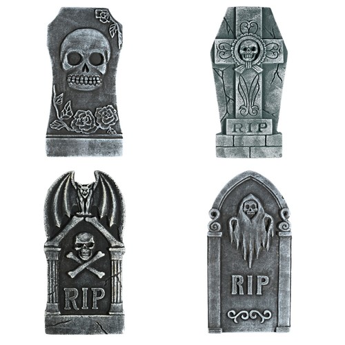 Extra Large Halloween Tombstones Garden Grave Headstones Decorations