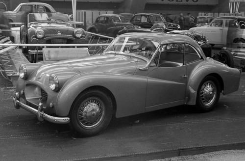 Triumph Tr2 Motor Show 1955 Car Old Photo 1